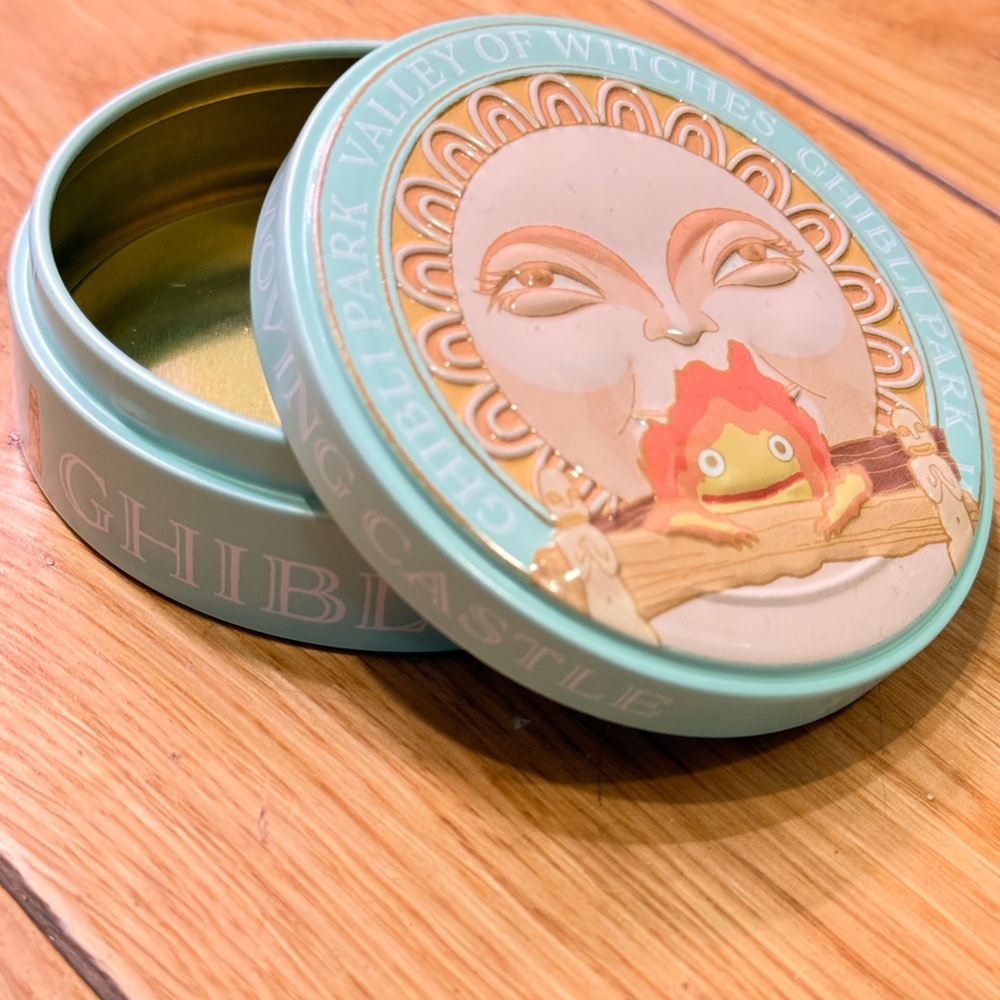 Ghibli Park Calcifer Fireplace Keepsake Tin Box Howl’s Moving Castle Japan